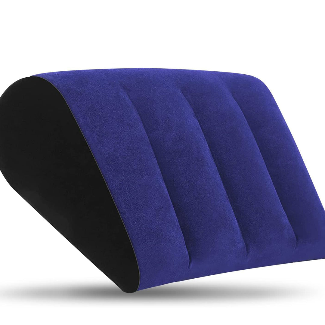 VIVA intimacy support cushion in purple, designed for comfort and enhanced positioning for couples.
