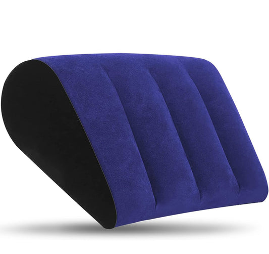 VIVA intimacy support cushion in purple, designed for comfort and enhanced positioning for couples.