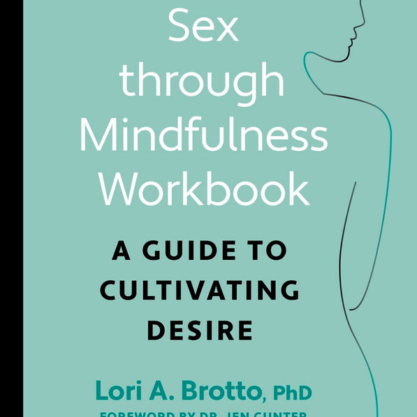 Softcover intimacy guidebook "Better Sex Through Mindfulness" by VIVA, featuring a minimalist design and elegant typography.