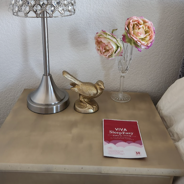 VIVA Natural Sleep Patches in sleek packaging, ideal topical aid for restful sleep.