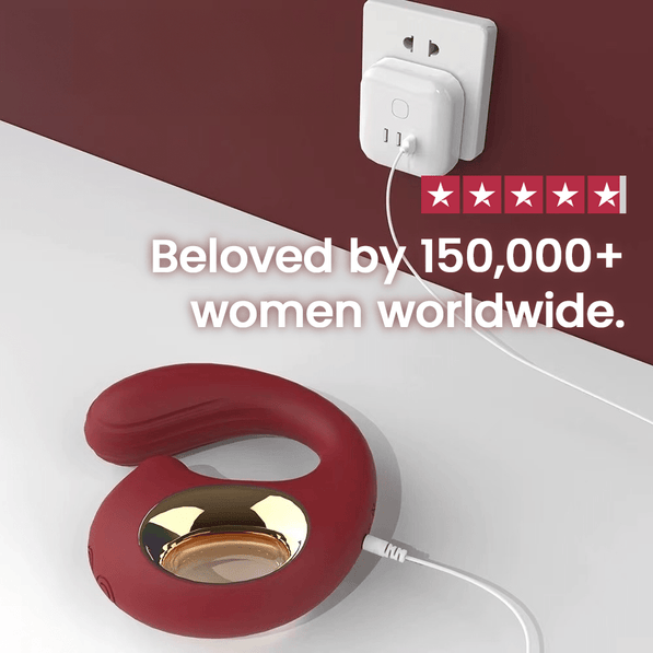 Waterproof Tiani dual-action couples vibrator by VIVA, compact design in sleek black with 10 vibration patterns.