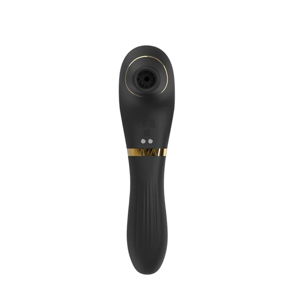 VIVA Senna Pro Age Vibrator 2.0 in silicone with heating function and lube, featuring ergonomic design