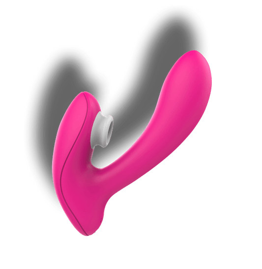 Donna Advanced Sonic Vibrating Dildo and Clitoral Stimulator in a sleek design with 9-speed settings.